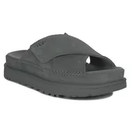 Kapcie damskie - UGG Kapcie damskie klapki W Goldenstar Cross Slide Rainstorm-40 - miniaturka - grafika 1