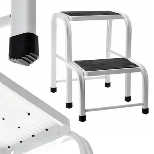 Taboret stalowy warsztatowy Strom 46 x 48 cm - Drabiny - miniaturka - grafika 1