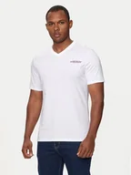 Koszulki męskie - Guess Jeans T-Shirt M4YI50 K8HM0 Biały Regular Fit - miniaturka - grafika 1