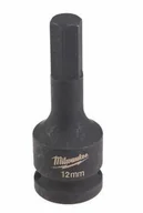 Klucze i nasadki - MILWAUKEE NASADKA UDAROWA 1/2" HEX12 TRZPIEŃ - miniaturka - grafika 1