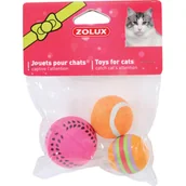 Zabawki dla kotów - Zabawki dla kota 3 piłki różne 4 cm ZOLUX - miniaturka - grafika 1