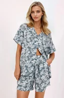Piżamy damskie - Momenti Per Me Piżama Stylish Embrace XXL Zielony - miniaturka - grafika 1