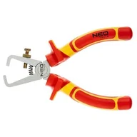 Kombinerki i obcęgi - NEO-TOOLS Szczypce do zdejmowania izolacji 160 mm 1000V CrV polerowane TOP-01-229 - miniaturka - grafika 1