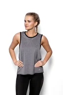 Koszulki i topy damskie - Koszulka damska sportowa Abel bokserka szara  XL - miniaturka - grafika 1
