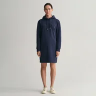 Sukienki - Damska Sukienka GANT TONAL ARCHIVE SHIELD DRESS 4200474.433 – Granatowy - miniaturka - grafika 1