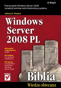 Windows Server 2008 PL. Biblia - Systemy operacyjne i oprogramowanie - miniaturka - grafika 1