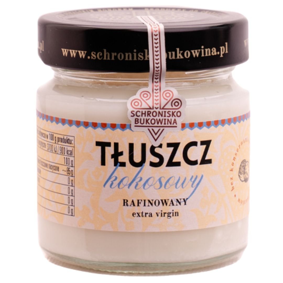 Olej kokosowy rafinowany 212 ml - Schronisko Bukowina