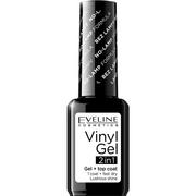 Odżywki do paznokci - Eveline Vinyl Gel winylowy lakier do paznokci+top coat 2w1 200 12ml - miniaturka - grafika 1