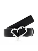 Paski - Desigual Pasek Damski 25SARL22 Czarny - miniaturka - grafika 1