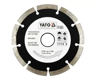 Yato tarcza tnąca segmentowa 125mm - 6003 (YT-6003) - Tarcze do pił - miniaturka - grafika 1