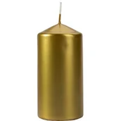 Świece - Świeca walec SW600-213 perłowy złoty BISPOL - miniaturka - grafika 1