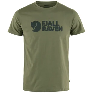 Koszulka męska Fjällräven Logo T-shirt M Rozmiar: L / Kolor: zielony/czarny - Koszulki sportowe męskie - miniaturka - grafika 1