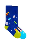 Skarpetki męskie - Zabawne Kosmiczne Skarpetki - Fly Me To The Moon - 40-43 - miniaturka - grafika 1