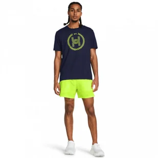 Męskie spodenki do biegania Under Armour UA Launch 5\'\' Short - zielone - Spodenki męskie - miniaturka - grafika 1