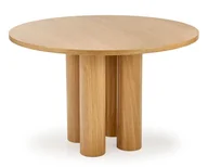 Stoły - Okrągły skandynawski stół do jadalni T0-A08 - miniaturka - grafika 1