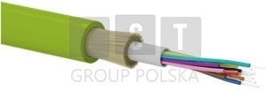Kabel światłowodowy OM5 B2ca U-DQZNBH uniwersalny trudnopalny
