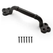 Klamki - Klamka do drzwi przesuwnych, klamka do drzwi żeliwna, klamka do drzwi stodoły, klamka do szafki kuchennej używana do drzwi szopy - miniaturka - grafika 1