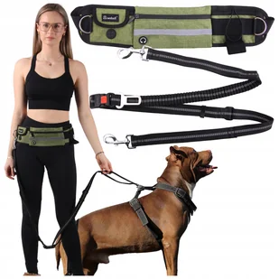 MYCZ SPORTOWA PAS BIODROWY NERKA dla Psa REGULOWANA AMORTYZATOR MOCNA 50kg - Nerki - miniaturka - grafika 1