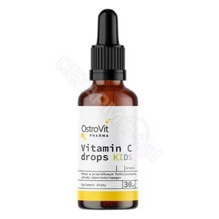 OstroVit Pharma Vitamin C drops Kids 30 ml - Witaminy i minerały - miniaturka - grafika 1