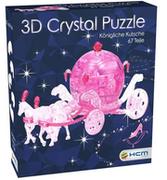 Puzzle - HCM Kinzel Kinzel 59193 Kinzel-59193-3D Crystal puzzle 3D, królewski królowe puzzle wtykowe, puzzle dla dorosłych i dzieci, 67 części, różowe, przezroczyste, od 14 lat, różowe 59193 - miniaturka - grafika 1