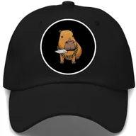 Czapki i chusty sportowe męskie - Czapka Z Daszkiem Dziecięca BAD CAPIBARA Czarny Na Lato Różne Wzory - miniaturka - grafika 1