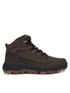 Buty trekkingowe męskie - Jack Wolfskin Trekkingi Everquest Texapore Mid 4053611 Brązowy - miniaturka - grafika 1