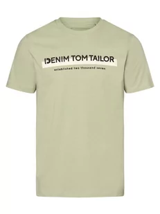 Tom Tailor Denim - T-shirt męski, zielony - Koszulki męskie - miniaturka - grafika 1
