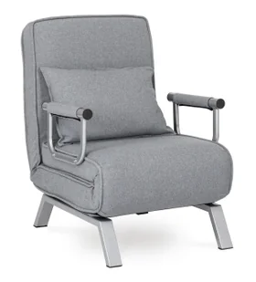 Szary fotel relaksacyjny z funkcją spania - Amris - Fotele Szary fotel relaksacyjny z funkcją spania - Amris - Fotele - miniaturka - grafika 1