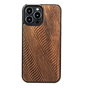 Etui i futerały do telefonów - Bewood Drewniane etui iPhone 13 Pro Max FALE MERBAU BWD08737 - miniaturka - grafika 1