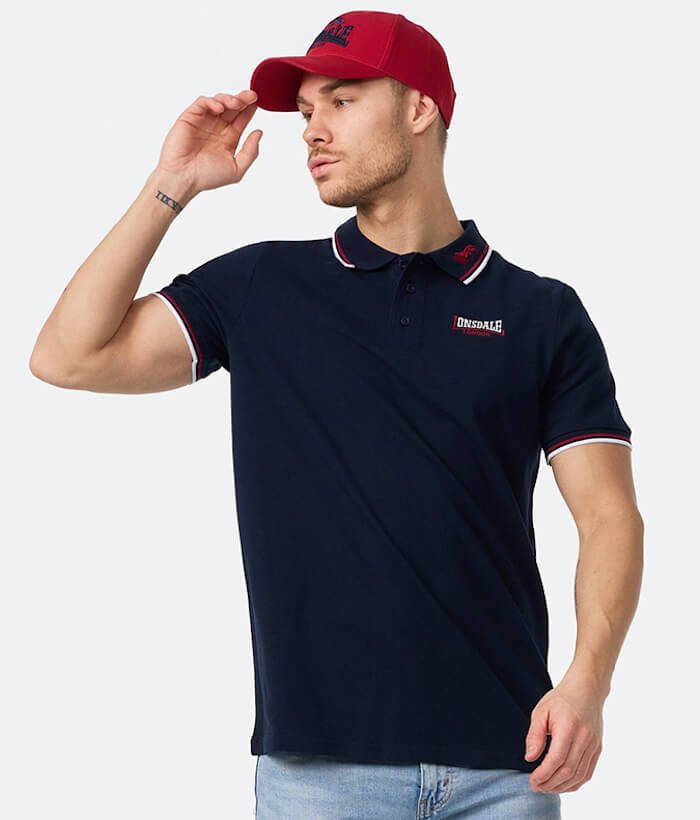 Polo LONSDALE LION granatowe-XXL