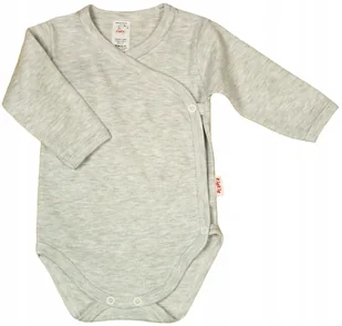 Body KOPERTOWE polskie Popiel MELANŻ r 56 KLEKLE - Body dla niemowląt - miniaturka - grafika 1