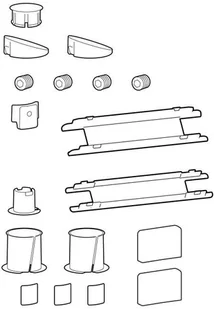 Ergotron ACCESSORY SPARE PARTS KIT LX/PRO WALL MOUNT SKUS DIG - Akcesoria do monitorów - miniaturka - grafika 1