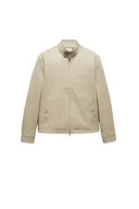 Kurtki męskie - MANGO MAN KURTKA MĘSKA BEŻOWA JEDNORZĘDOWA Z ZAMKIEM DO BIODER L 5DA - miniaturka - grafika 1