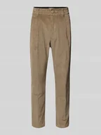 Spodnie męskie - Spodnie sztruksowe z wpuszczanymi kieszeniami w stylu francuskim - miniaturka - grafika 1