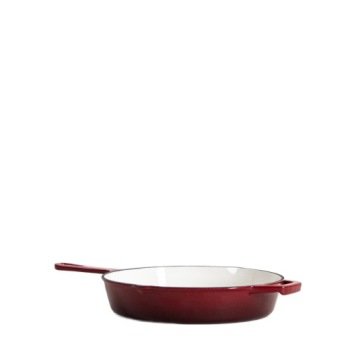 Patelnia żeliwna Andreas bordowa ombre 26 cm Homla