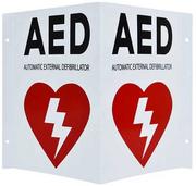 Tablice BHP - Sendpol Tablica informacyjna AED, znak AED 3D - miniaturka - grafika 1