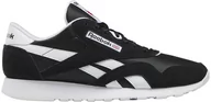 Sneakersy męskie - Sneakersy męskie REEBOK CL NYLON buty sportowe czarne (GY7231) - miniaturka - grafika 1