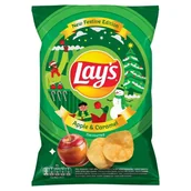 Chipsy - Lay's Chipsy ziemniaczane o smaku jabłka z karmelem 130 g - miniaturka - grafika 1