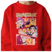 Bluzy dla dziewczynek - BLUZA DZIECIĘCA KPOP DEMON HUNTERS HUNTRIX 110-116 BAWEŁNIANA JAKOŚĆ - miniaturka - grafika 1