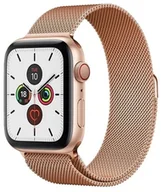 Akcesoria do smartwatchy - Magnetic Strap pasek do Watch 7 45mm magnetyczna opaska bransoleta bransoletka różowe złoto - miniaturka - grafika 1