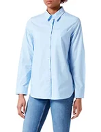 Koszulki i topy damskie - DreiMaster Klassik Dulcey damski top z cekinami na jedno ramię, niebieski, S - miniaturka - grafika 1