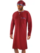 Piżamy damskie - Męska bawełniana koszula nocna-l - miniaturka - grafika 1