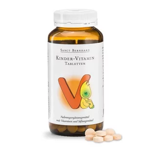 Sanct Kräuterhaus Bernhard KG Kinder-Vitamin (240 tabl.) - Witaminy i minerały Sanct Kräuterhaus Bernhard KG Kinder-Vitamin (240 tabl.) - Witaminy i minerały - miniaturka - grafika 1