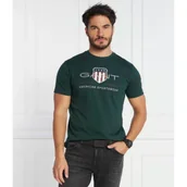 Koszulki męskie - Gant T-shirt Regular Fit - miniaturka - grafika 1