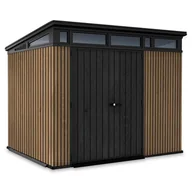 Altany ogrodowe - Domek narzędziowy PENTHOUSE 9x7 Brown Signature Collection - Keter - miniaturka - grafika 1