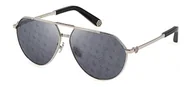 Okulary przeciwsłoneczne - Furla Damskie okulary przeciwsłoneczne Vfu588, Shiny Copper Gold z kolorowymi elementami, 66, Błyszcząca miedź złota z kolorowymi elementami - miniaturka - grafika 1