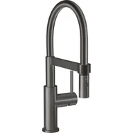 Baterie kuchenne - Villeroy & Boch Steel Expert Compact V&B bateria zlewozmywakowa czarny matowy 92730005 927300005 - miniaturka - grafika 1
