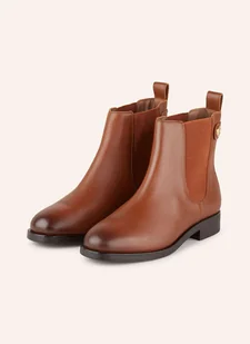 Tommy Hilfiger Botki Chelsea braun - Botki damskie - miniaturka - grafika 1