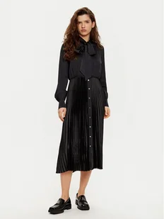 KARL LAGERFELD Sukienka koszulowa A1W13020 Czarny Regular Fit - Sukienki - miniaturka - grafika 1