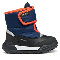 Buty dla chłopców - Śniegowce Geox B Trekkyup B Abx B566LA 054FU C0659 S Granatowy - miniaturka - grafika 1